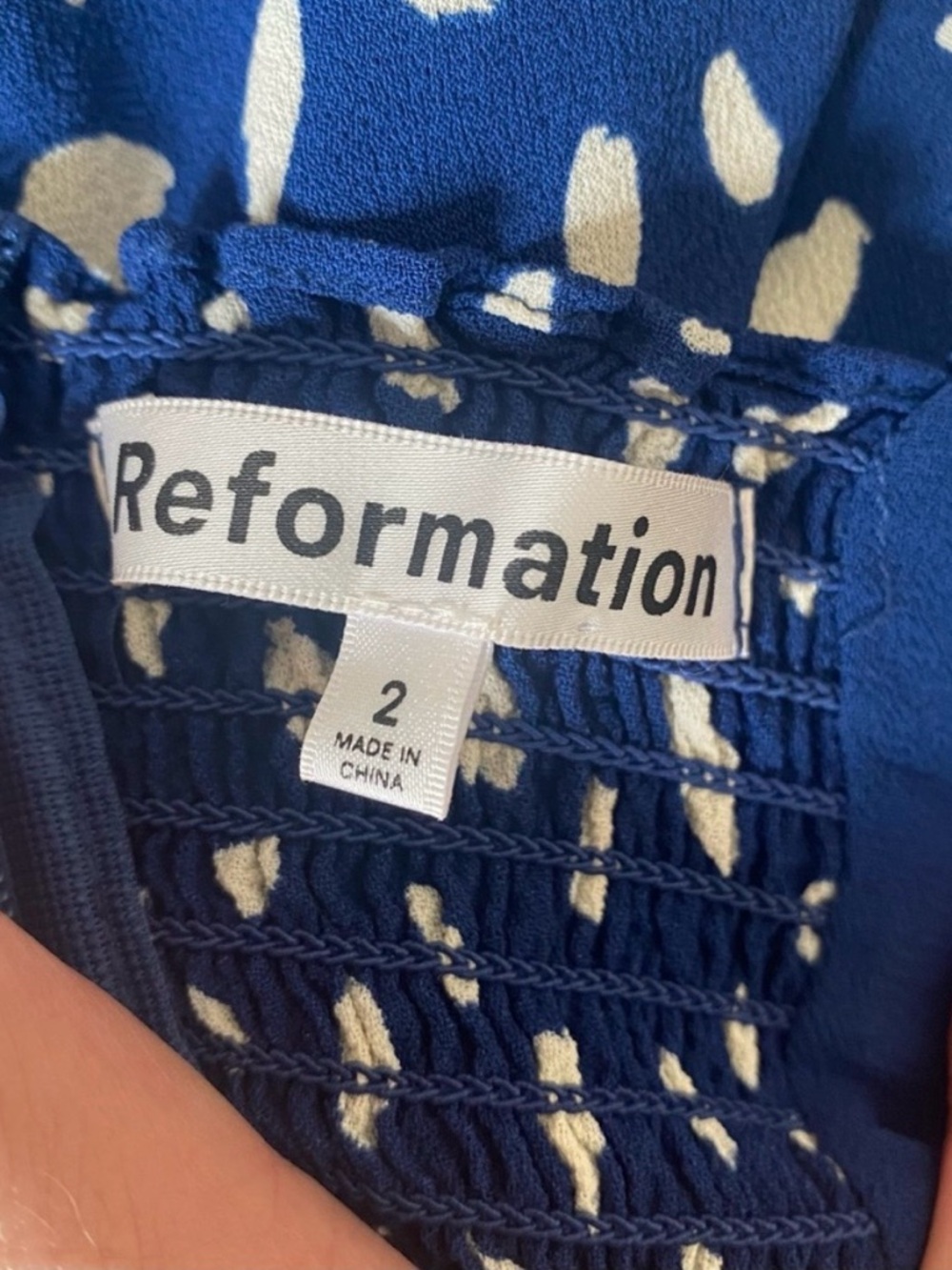 Reformation Juliette Midi Dress in Moray 2 - Picture 8 of 10